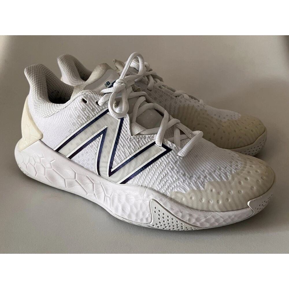 New Balance Fresh Foam Lav V2 Tennis Shoes White Blue Women's Size 7.5 B Medium - Picture 5 of 7